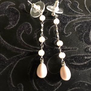 Pale pink earrings